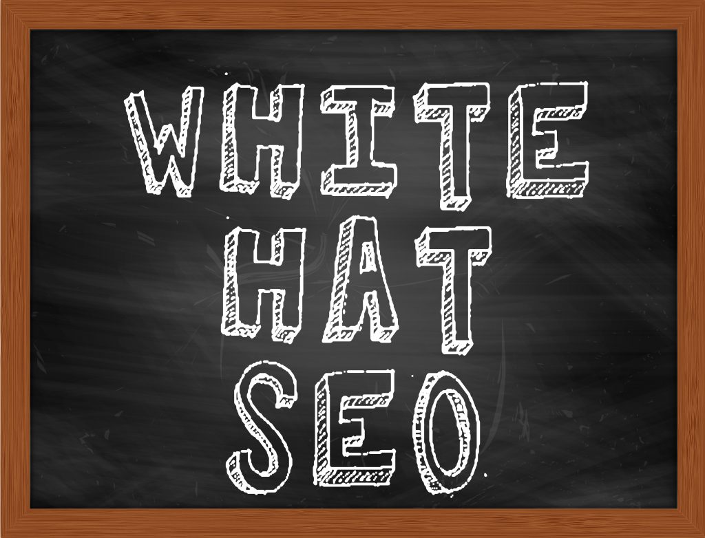 White Hat SEO Chalkboard