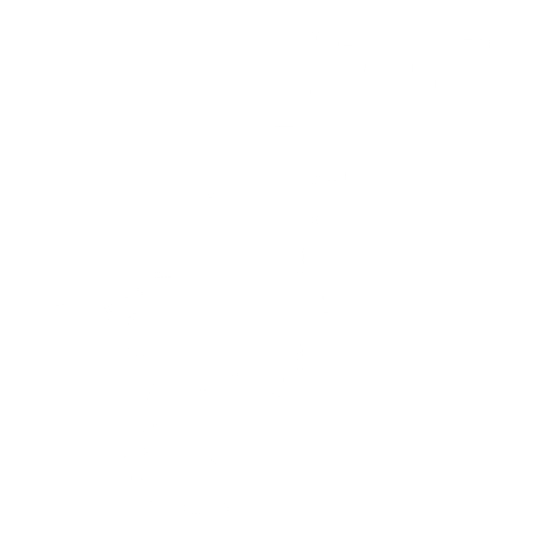 A white, irregular, and angular outline of a geographic area is shown on a black background.